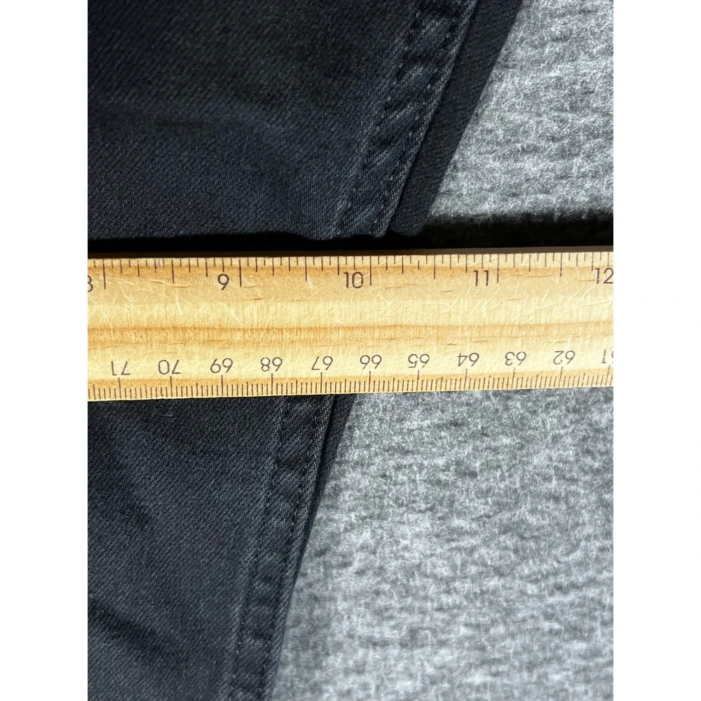 Lee Plus Womens 22Wx30 Medium Black Bootcut Mid Rise Regular Fit Stretch Pants